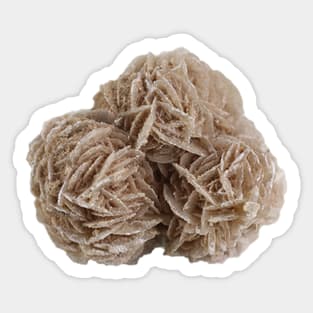 Desert Rose Selenite Mineral Sample Sticker